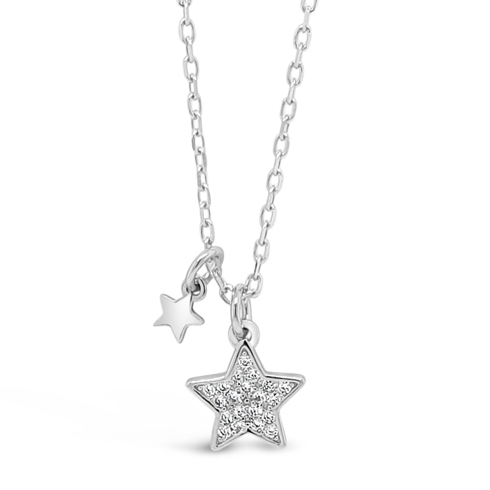 Sandra Star Children Sterling Silver Charm Pendant Gift Set